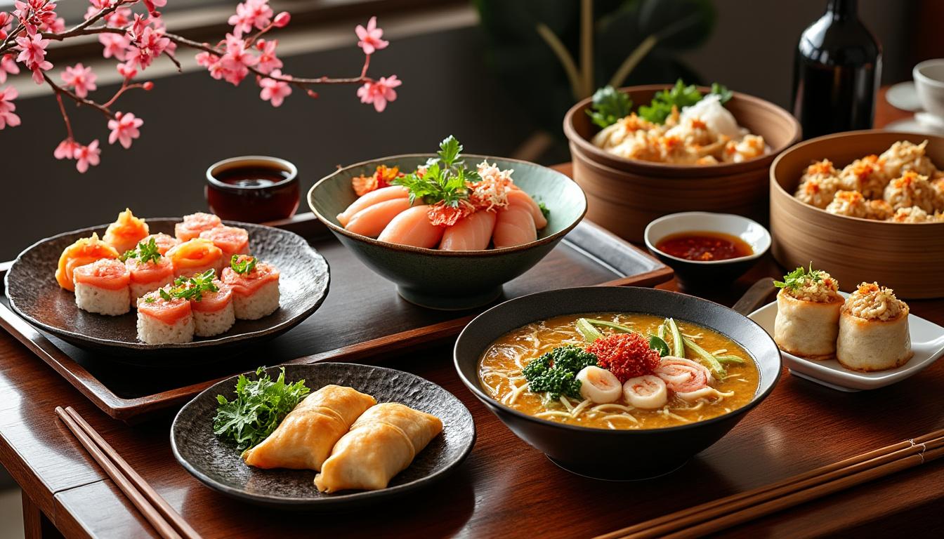 découvrez les saveurs authentiques des plats asiatiques emblématiques et embarquez pour un voyage culinaire riche en goûts et en traditions.